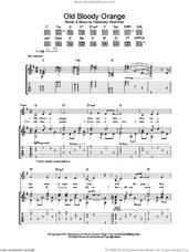 Cover icon of Old Bloody Orange sheet music for guitar (tablature) by Hawksley Workman, intermediate skill level