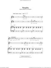 Cover icon of Naughty (from Matilda The Musical) sheet music for choir (2-Part) by Tim Minchin, intermediate duet