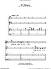 Cover icon of My House ('From Matilda The Musical') sheet music for choir by Tim Minchin, intermediate skill level