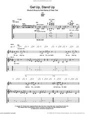 Cover icon of Get Up, Stand Up sheet music for guitar (tablature) by Bob Marley and Peter Tosh, intermediate skill level