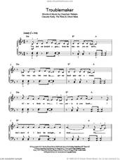 Cover icon of Troublemaker, (easy) sheet music for piano solo by Olly Murs, Claude Kelly, Flo Rida, Oliver Murs and Steve Robson, easy skill level