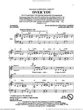 Cover icon of Over You sheet music for choir (SSA: soprano, alto) by Ed Lojeski and Miranda Lambert, intermediate skill level