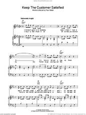 Cover icon of Keep The Customer Satisfied sheet music for voice, piano or guitar by Simon & Garfunkel and Paul Simon, intermediate skill level