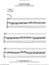 Cover icon of First It Giveth sheet music for bass (tablature) (bass guitar) by Queens Of The Stone Age, Josh Homme and Nick Oliveri, intermediate skill level