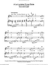 Cover icon of A La Lumiere D'une Etoile sheet music for voice, piano or guitar by Michel LeGrand and Claude Nougaro, intermediate skill level