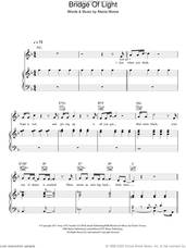 Cover icon of Bridge Of Light sheet music for voice, piano or guitar by Billy Mann, Miscellaneous and Alecia Moore, intermediate skill level
