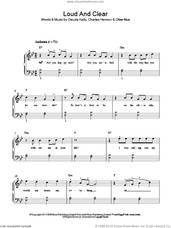 Cover icon of Loud and Clear sheet music for piano solo by Olly Murs, Charles Harmon, Claude Kelly and Oliver Murs, easy skill level