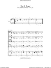 Cover icon of Mull Of Kintyre sheet music for choir by Paul McCartney and Denny Laine, intermediate skill level