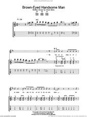 Cover icon of Brown Eyed Handsome Man sheet music for guitar (tablature) by Chuck Berry, intermediate skill level
