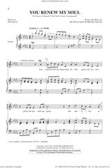 Cover icon of You Renew My Soul sheet music for choir (2-Part) by Ruth Elaine Schram, intermediate duet
