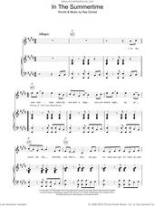 Cover icon of In The Summertime sheet music for voice, piano or guitar by Mungo Jerry and Ray Dorset, intermediate skill level