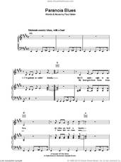 Cover icon of Paranoia Blues sheet music for voice, piano or guitar by Paul Simon, intermediate skill level