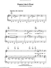 Cover icon of Peace Like A River sheet music for voice, piano or guitar by Paul Simon, intermediate skill level