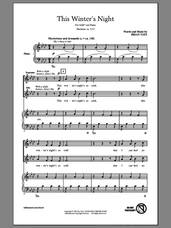 Cover icon of This Winter's Night sheet music for choir (SAB: soprano, alto, bass) by Brian Tate, intermediate skill level