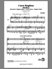 Cover icon of I Love Ragtime (Medley) sheet music for choir (3-Part Mixed) by Mac Huff, intermediate skill level
