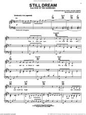 Cover icon of Still Dream sheet music for voice, piano or guitar by Renee Fleming, Alexandre Desplat and David Lindsay-Abaire, intermediate skill level