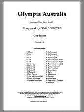 Cover icon of Olympia Australis (Symphonic Wind Band) (COMPLETE) sheet music for concert band by Sean O'Boyle, intermediate skill level