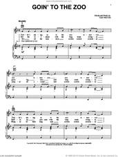 Cover icon of Goin' To The Zoo sheet music for voice, piano or guitar by Tom Paxton, intermediate skill level