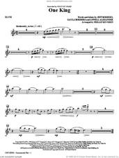 Cover icon of One King (arr. Phillip Keveren) sheet music for orchestra/band (flute) by Lowell Alexander, Gayla Borders, Jeff Borders, Phillip Keveren and Point Of Grace, intermediate skill level