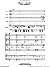 Cover icon of I Believe I Can Fly sheet music for choir by Robert Kelly, intermediate skill level