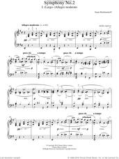 Cover icon of Symphony No.2 - 1st Movement sheet music for piano solo by Serjeij Rachmaninoff, classical score, intermediate skill level