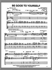 Cover icon of Be Good To Yourself sheet music for guitar (tablature) by Journey, Jonathan Cain, Neal Schon and Steve Perry, intermediate skill level