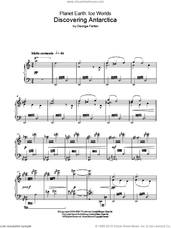 Cover icon of Planet Earth: Discovering Antarctica sheet music for piano solo by George Fenton, intermediate skill level