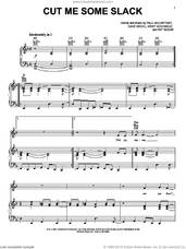 Cover icon of Cut Me Some Slack sheet music for voice, piano or guitar by McCartney, Grohl, Novoselic, Smear, Dave Grohl, Krist Novoselic, Pat Smear and Paul McCartney, intermediate skill level