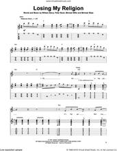 Cover icon of Losing My Religion sheet music for guitar (tablature, play-along) by R.E.M., Michael Stipe, Mike Mills, Peter Buck and William Berry, intermediate skill level