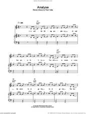 Cover icon of Analyse sheet music for voice, piano or guitar by Thom Yorke, intermediate skill level