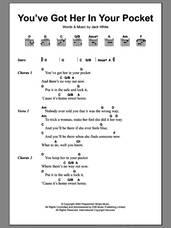 Cover icon of You've Got Her In Your Pocket sheet music for guitar (chords) by The White Stripes and Jack White, intermediate skill level