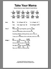 Cover icon of Take Your Mama sheet music for guitar (chords) by Scissor Sisters, Jason Sellards and Scott Hoffman, intermediate skill level
