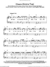 Cover icon of Cheers (Drink To That) sheet music for piano solo by Rihanna, Andrew Harr, Avril Lavigne, Corey Gibson, David Alspach, Graham Edwards, Jermaine Jackson, Laura Pergolizzi, Lauren Christy, Robyn Fenty and Stacy Barthe, easy skill level