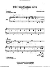 Cover icon of Boil Them Cabbage Down sheet music for choir (2-Part) by American Folksong and Steve Kupferschmid, intermediate duet