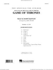 Cover icon of Game of Thrones (arr. Larry Moore) sheet music for orchestra (full score) by Ramin Djawadi, Game Of Thrones (TV Series) and Larry Moore, intermediate skill level