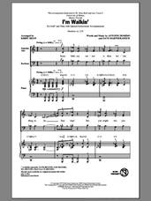 Cover icon of I'm Walkin' sheet music for choir (SAB: soprano, alto, bass) by Dave Bartholomew, Kirby Shaw, Fats Domino, Ricky Nelson and Antoine Domino, intermediate skill level