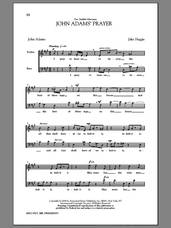 Cover icon of John Adams' Prayer sheet music for choir by Jake Heggie and John Adams, intermediate skill level