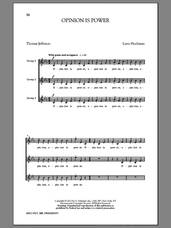 Cover icon of Opinion Is Power sheet music for choir by Larry Hochman and Thomas Jefferson, intermediate skill level