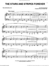 Cover icon of The Stars and Stripes Forever sheet music for piano solo by John Philip Sousa and Nancy and Randall Faber, intermediate/advanced skill level