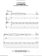 Cover icon of Lovedrive sheet music for guitar (tablature) by Scorpions, Klaus Meine and Rudolf Schenker, intermediate skill level