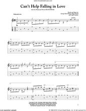 Cover icon of Can't Help Falling In Love sheet music for guitar solo by Elvis Presley, UB40, George David Weiss, Hugo Peretti and Luigi Creatore, wedding score, intermediate skill level