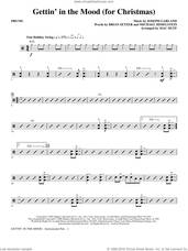 Cover icon of Gettin' In The Mood, for christmas sheet music for orchestra/band (drums) by Brian Setzer, Joe Garland, Michael Himelstein and Mac Huff, intermediate skill level