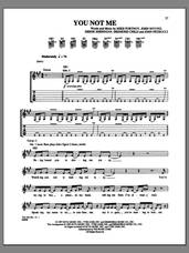 Cover icon of You Not Me sheet music for guitar (tablature) by Dream Theater, Derek Sherinian, Desmond Child, John Myung, John Petrucci and Michael Portnoy, intermediate skill level