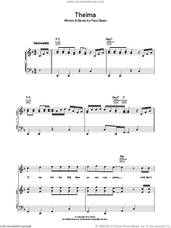 Cover icon of Thelma sheet music for voice, piano or guitar by Paul Simon, intermediate skill level