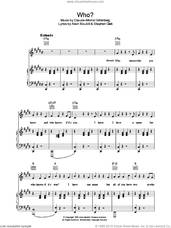 Cover icon of Who (from Martin Guerre) sheet music for voice, piano or guitar by Claude-Michel Schonberg, Martin Guerre (Musical), Alain Boublil, Boublil and Schonberg and Steve Clark, intermediate skill level