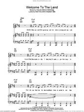 Cover icon of Welcome To The Land (from Martin Guerre) sheet music for voice, piano or guitar by Claude-Michel Schonberg, Martin Guerre (Musical), Alain Boublil, Boublil and Schonberg and Steve Clark, intermediate skill level