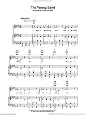 Cover icon of The Wrong Band sheet music for voice, piano or guitar by Tori Amos, intermediate skill level