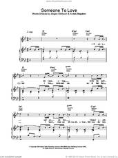 Cover icon of Someone To Love sheet music for voice, piano or guitar by Shayne Ward, Anders Bergstrom and Jorgen Elofsson, intermediate skill level
