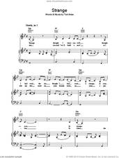 Cover icon of Strange sheet music for voice, piano or guitar by Tori Amos, intermediate skill level
