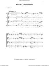 Cover icon of For (S)He's a Jolly Good Fellow sheet music for choir (SATB: soprano, alto, tenor, bass) by Deke Sharon and Anne Raugh, intermediate skill level